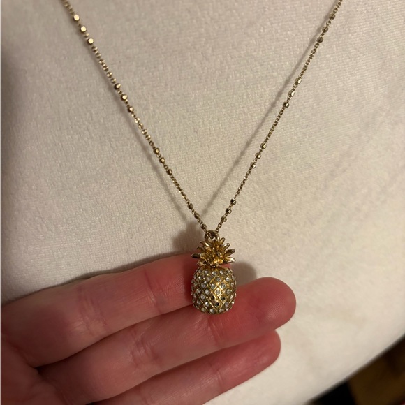 Banana Republic Factory Gold Pineapple Necklace - Picture 2 of 3